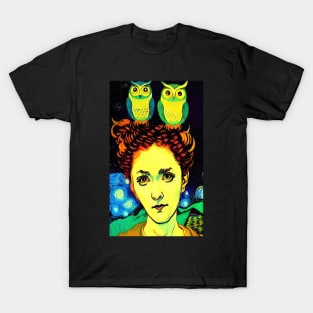 Goddess of Owls T-Shirt